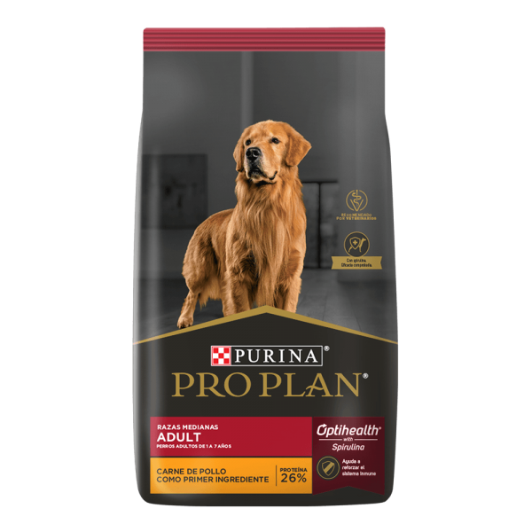 Balanceado Pro Plan Raza Mediana adulto 1kg